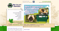 Desktop Screenshot of midvalleydisposal.com